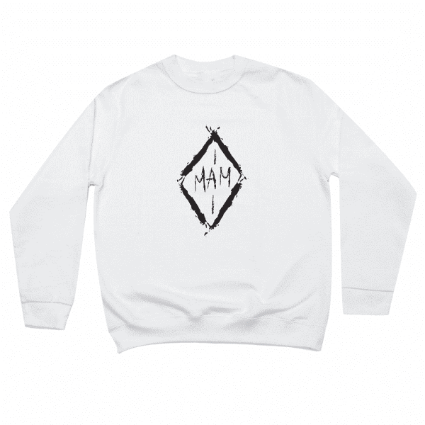 Classic Crewneck Front White MAMPICI