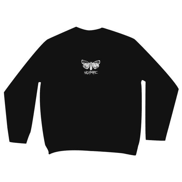 Nightmare Crewneck Front Black MAMPICI