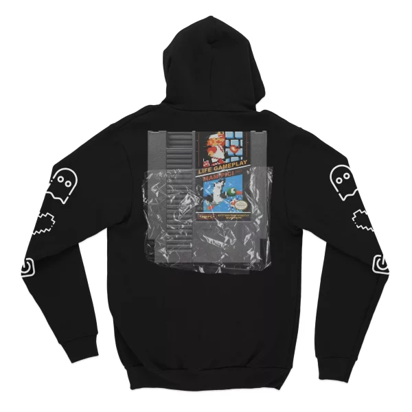 Hoodie Gameboy Back Black MAMPICI