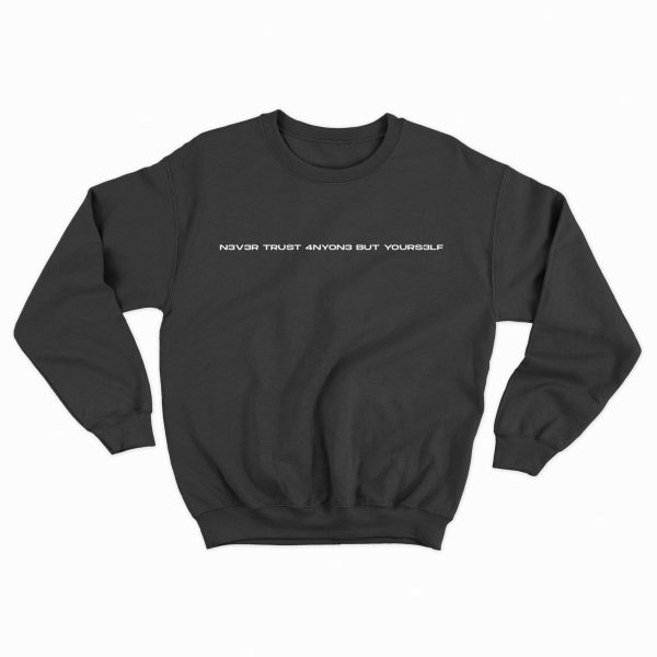 Mercy Under Crewneck Front Black MAMPICI