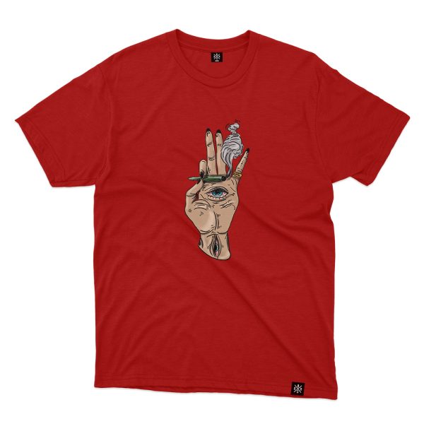 tee brko hand red